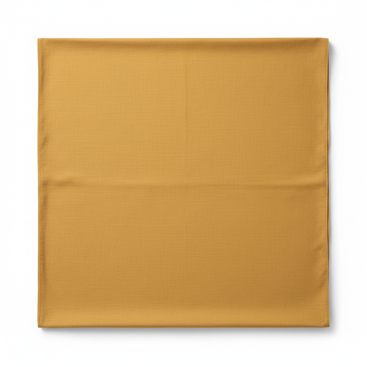 Honey cotton poplin lycra fabric flat lay showing smooth fine weave texture