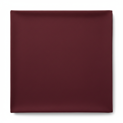 Burgundy jam cotton fabric laid completely flat showing full piece and ribbed twill texture