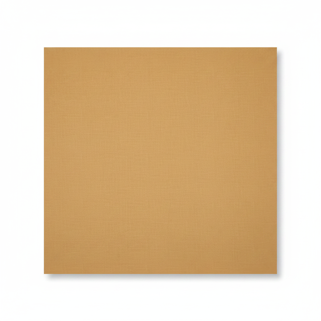 Wheatish golden cotton poplin lycra fabric flat lay showing smooth fine weave texture