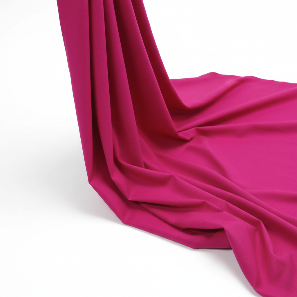 Pink Cotton Poplin Draped