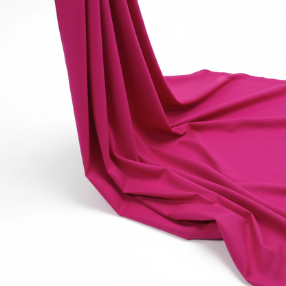 Pink Cotton Poplin Draped
