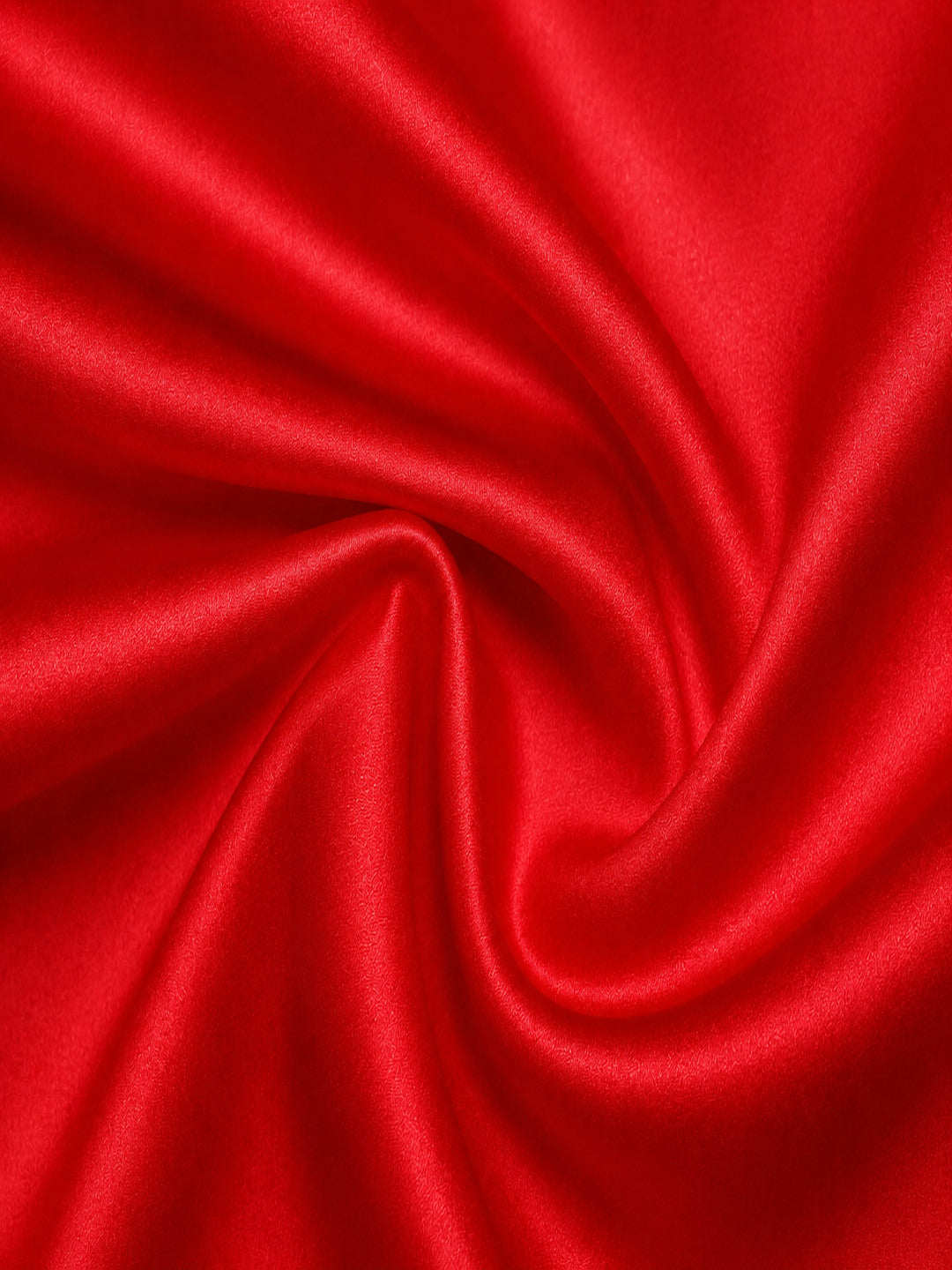 Candy Red Cotton Poplin Lycra Fabric