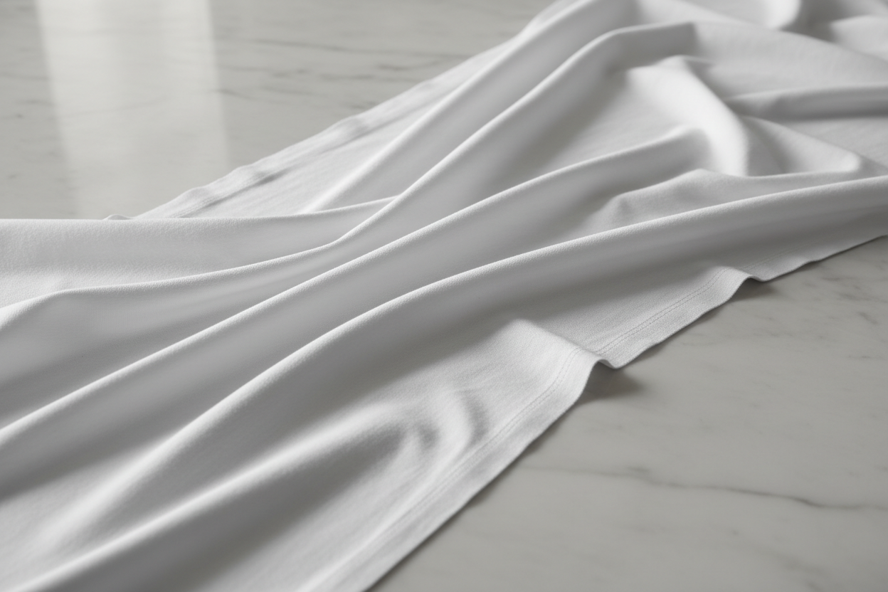 White Cotton Flex – Drape