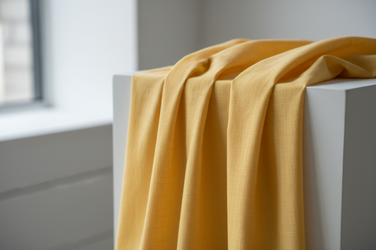 Yellow Cotton Cambric Fabric – Drape