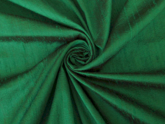 Green Dupion Silk Fabric Siyani Clothing India
