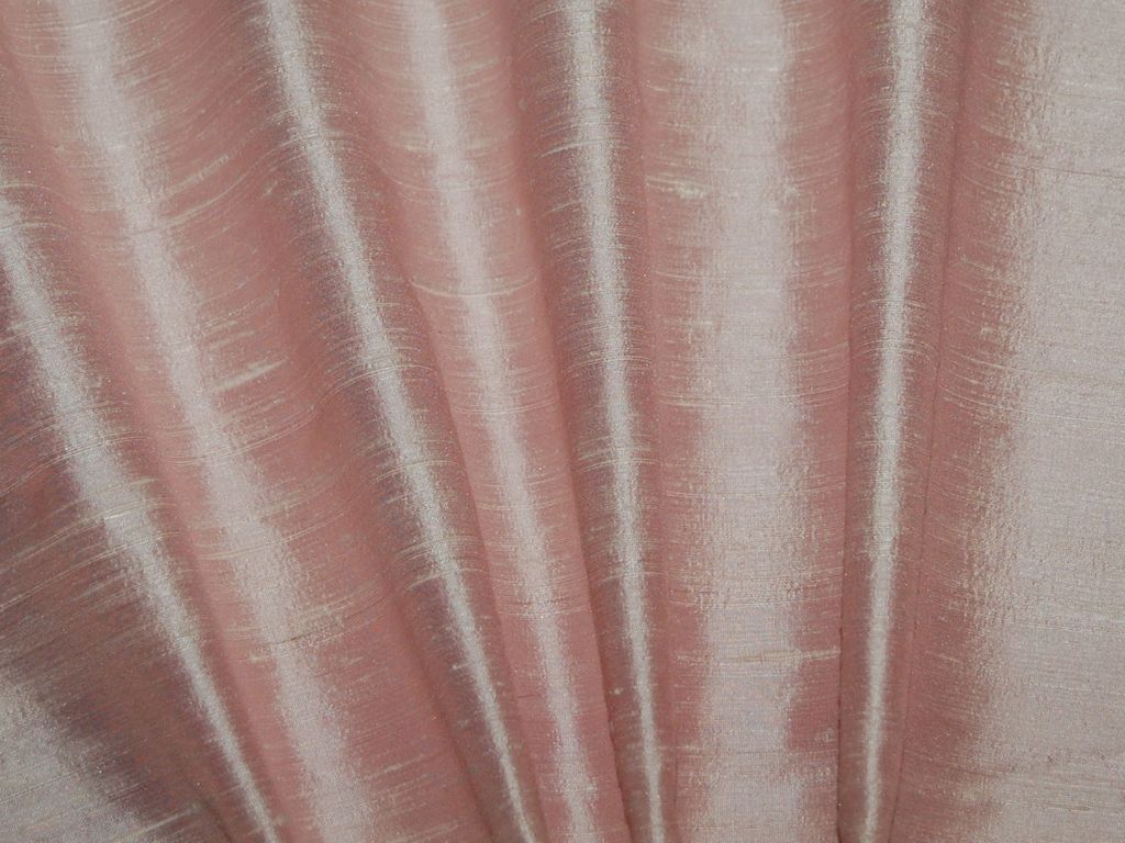 Baby Pink Dupion Silk Fabric Siyani Clothing India