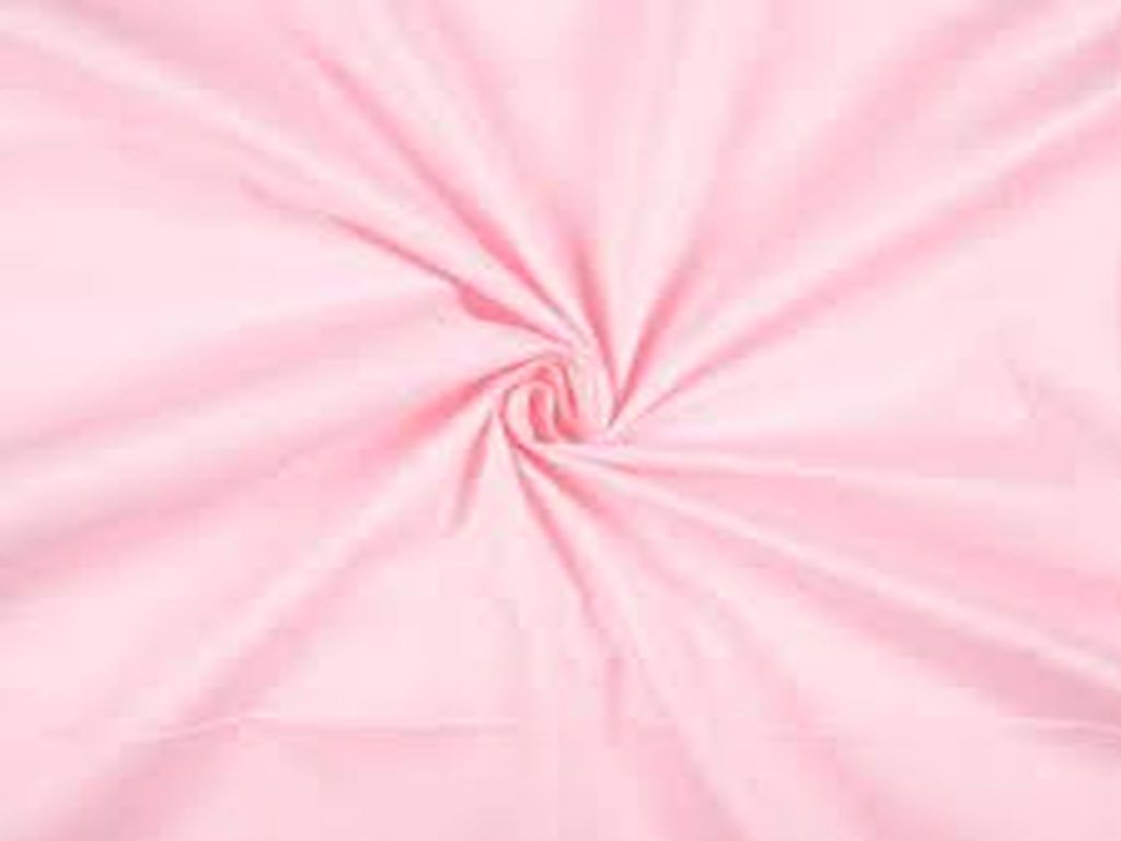 Siyani Baby Pink cotton Poplin Lycra Fabric