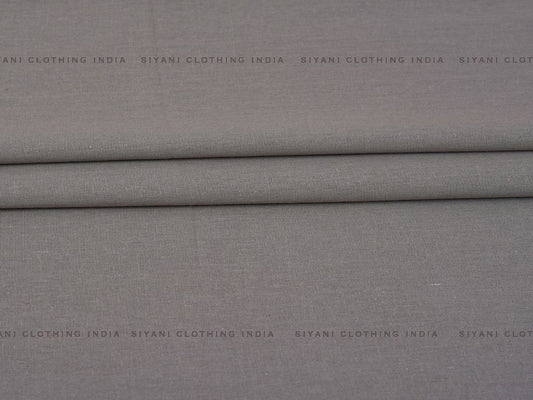 Grey Cotton Flex Fabric - Siyani Clothing India