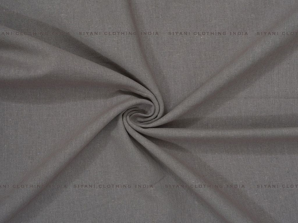 Siyani Grey Cotton Flex Fabric