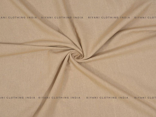 Siyani Beige Cotton Flex Fabric