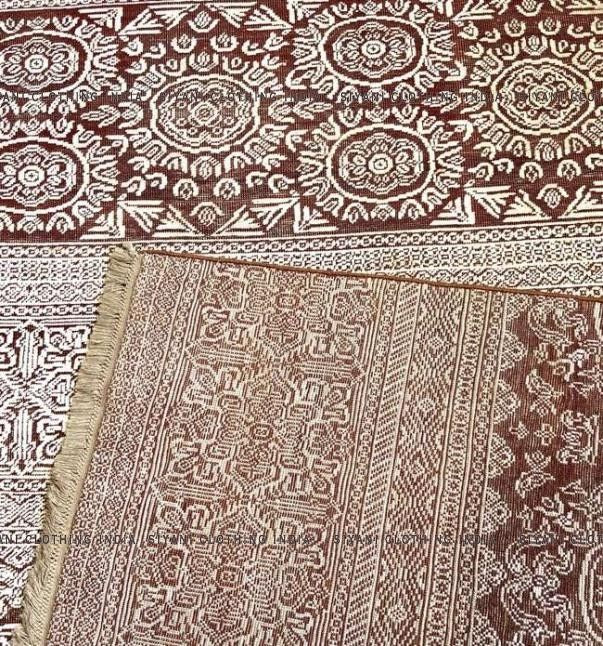 Dark Sand Hand Knotted Carpet - Siyani Clothing India