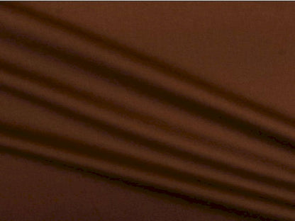 Chocolate Brown Cotton Poplin Fabric Siyani Clothing India