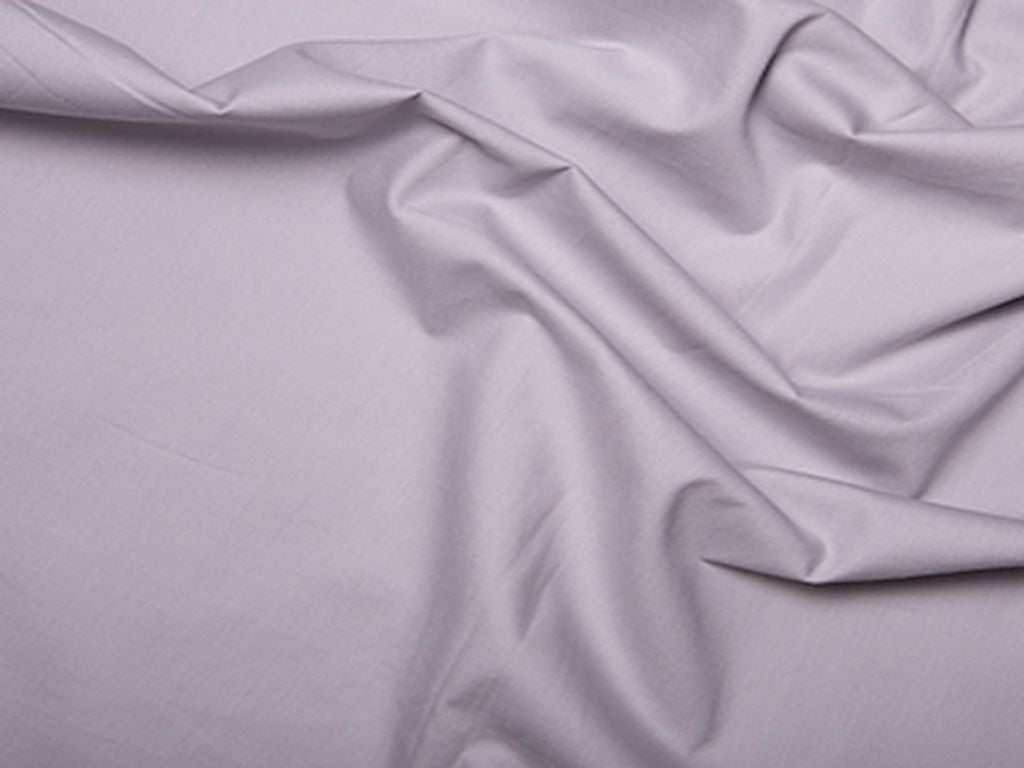 Light Grey Cotton Poplin Fabric Siyani Clothing India