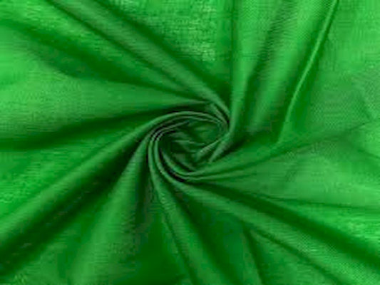 Green Cotton Voile Fabric Siyani Clothing India