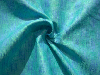 Turquoise Cotton Jacquard Fabric Siyani Clothing India