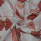 Rose Pink Flower Print Rayon Fabric Siyani Clothing India