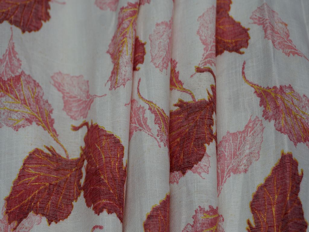 Rose Pink Flower Print Rayon Fabric Siyani Clothing India