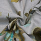 Brown And Blue Hand Block Print Rayon Fabric Siyani Clothing India