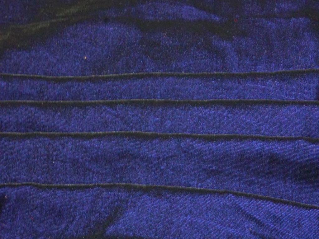 Royal Blue Velvet Fabric Siyani Clothing India