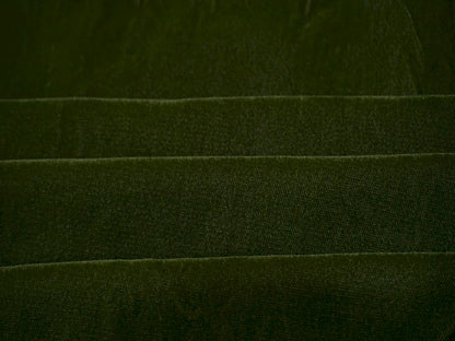 Dark Green Solid Velvet Fabric Siyani Clothing India