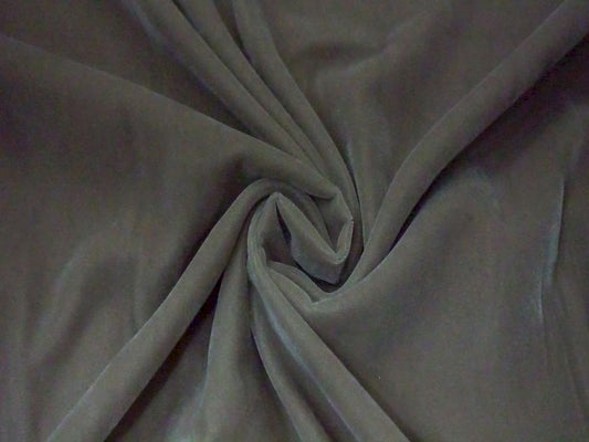 Siyani Grey Solid Velvet Fabric