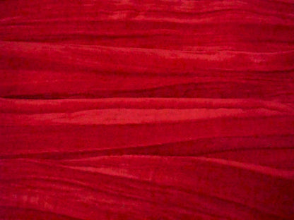 Red Crush Velvet Fabric Siyani Clothing India