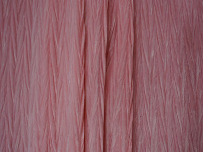 Baby Pink Crush Velvet Fabric Siyani Clothing India