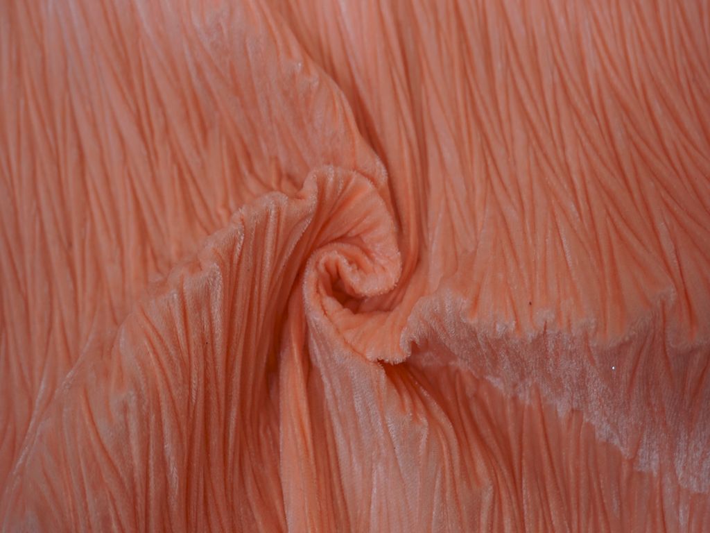 Orange Crush Velvet Fabric Siyani Clothing India