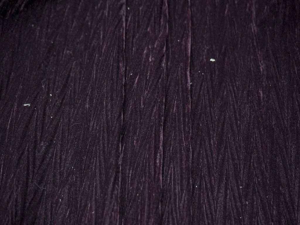 Purple Crush Velvet Fabric Siyani Clothing India