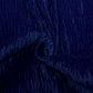 Royal Blue Thick Crush Velvet Fabric Siyani Clothing India