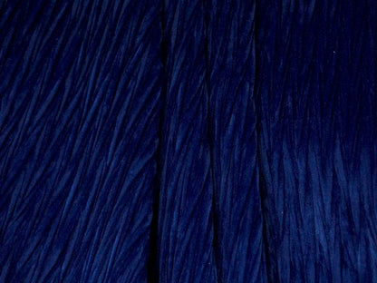 Royal Blue Thick Crush Velvet Fabric Siyani Clothing India