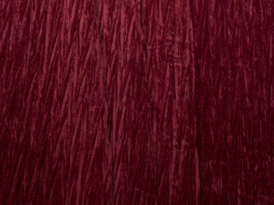 Burgundy Crush Velvet Fabric Siyani Clothing India