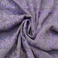 Siyani Mauve Floral Thread Embroidered Chiffon Fabric