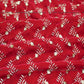 Hot Pink Zari Embroidered Velvet Fabric - Siyani Clothing India