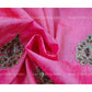 Pink Gota Embroidered Silk Fabric Siyani Clothing India