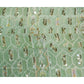 Light Green Abstract Pattern Sequins And Gota Embroidered Georgette Fabric - Siyani Clothing India