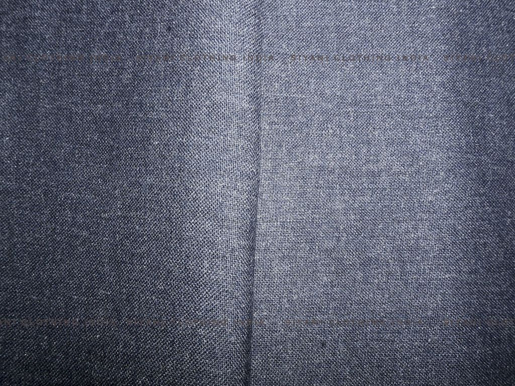 Midnight Blue Cotton Spun Fabric - Siyani Clothing India