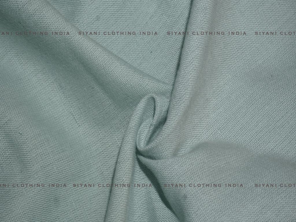 Siyani Mild Green Cotton Flex Fabric