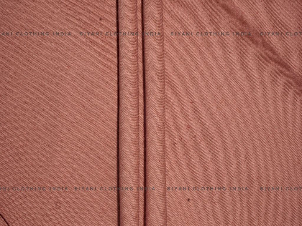 Coral Pink Cotton Flex Fabric - Siyani Clothing India