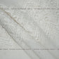 Dyeable White Panel Design Embroidered Net Fabric - Siyani Clothing India