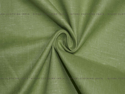 Green Poly Cotton Fabric Siyani Clothing India