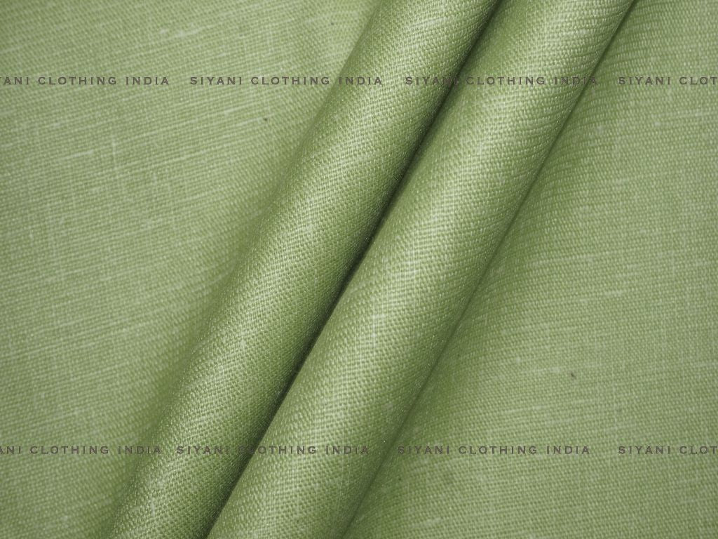 Green Poly Cotton Fabric Siyani Clothing India