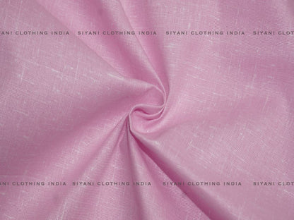 Pink Poly Cotton Fabric Siyani Clothing India