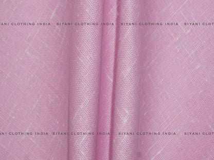 Pink Poly Cotton Fabric Siyani Clothing India