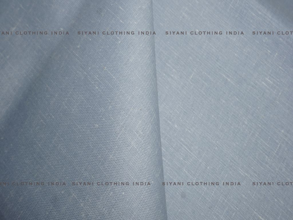 Sky Blue Poly Cotton Fabric Siyani Clothing India