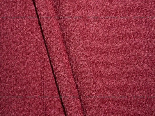 Maroon Woven Wool Fabric