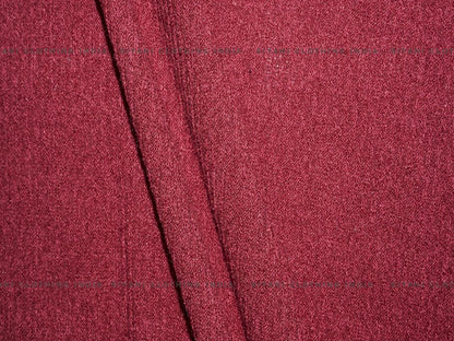 Maroon Woven Wool Fabric - Siyani Clothing India