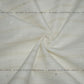 Siyani White Cotton Dobby Lurex Stripes Fabric