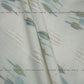 White Cotton Dobby Lurex Multithread Weave Fabric - Siyani Clothing India