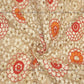 Siyani Cream Thread And Floral Embroidered Silk Fabric